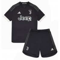 Koszulka piłkarska Juventus Strój Trzeci dla dzieci 2023-24 tanio Krótki Rękaw (+ Krótkie spodenki)